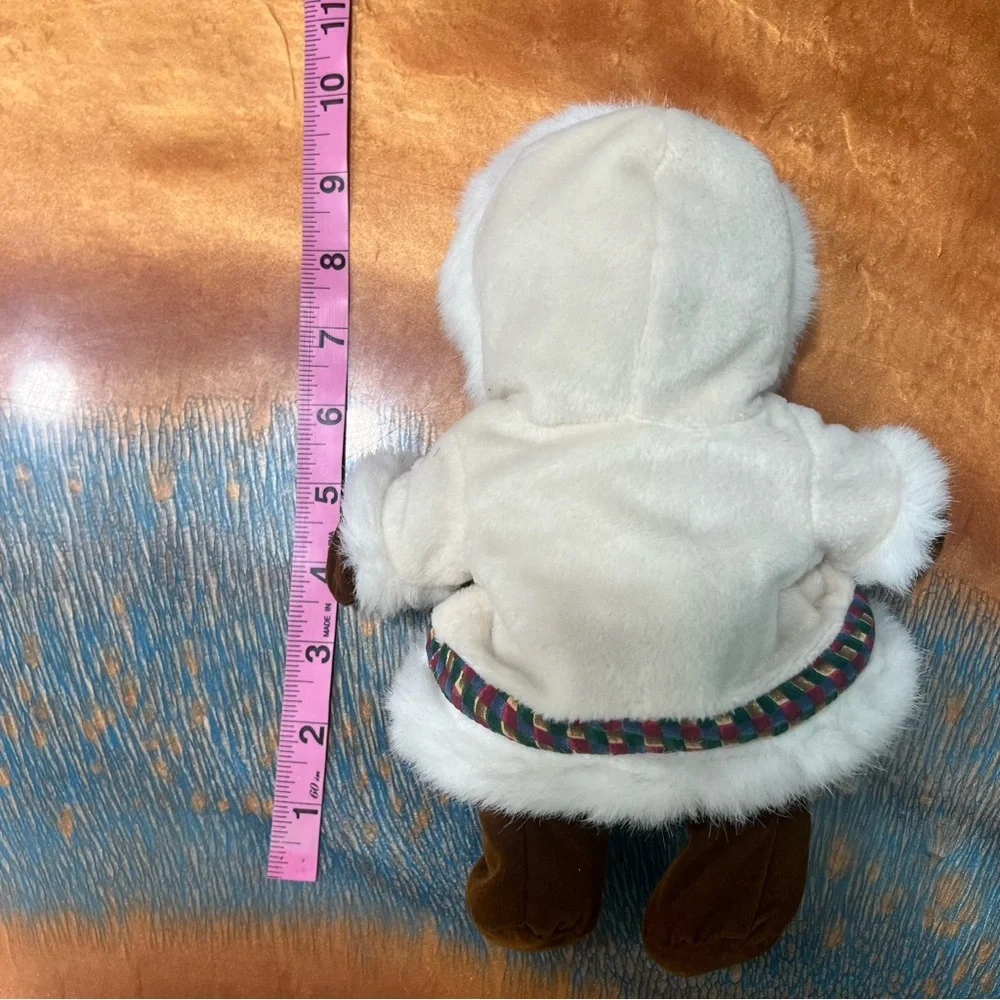 Russ Berrie Mittens Eskimo Brown Bear in Parka